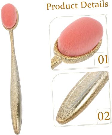 DOITOOL Cosmetic Brush Foundation Brush Toothbrush Concealer Brush Makeup Tool Blusher Brush Makeup Brush Sub-golden - Buy Online on GoSupps.com