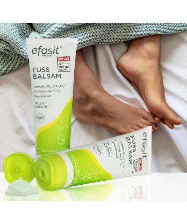 Efasit Foot Balm 75ml | Rich Moisturizer for Dry Feet with Jojoba & Rosemary Oil | Nourishing Care for Healthy Feet - Buy Online on GoSupps.com