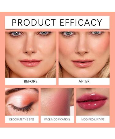Blush for Cheeks | Full Coverage Blush | Butter Moisturizing Blush | Concealer & Contour Palette Kit Women's Blush Palette for Women Long Lasting for All Skin Types Orange1 1 count (Pack of 1) - Buy Online on GoSupps.com