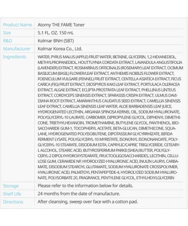 A.t.o.m.y The Fame Skin Care System (Toner) - Buy Online on GoSupps.com