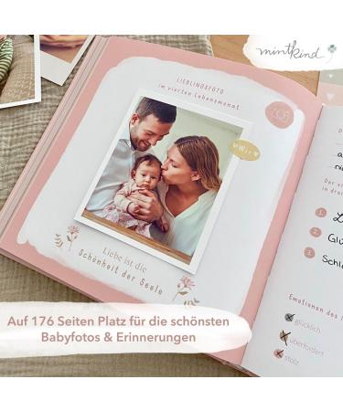 Mintkind Baby Gift Set | My First Year Baby Diary Milestone Cards & Souvenir Box | Perfect Baby Photo Album for Boys & Girls - Buy Online on GoSupps.com