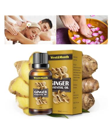 Soothing Ginger Massage Oil - Natural Spa Relief for Stress & Anxiety | Improve Sleep Quality - 1ml (1-Pack) - Buy Online on GoSupps.com