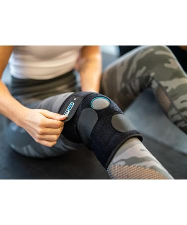 EzyFit Knee Brace - Adjustable Support for Arthritis ACL & Meniscus Tear | Knee Pain Relief & Injury Recovery | Dual Side Stabilizers | Large Size 14-17 - International Shipping Available - Buy Online on GoSupps.com