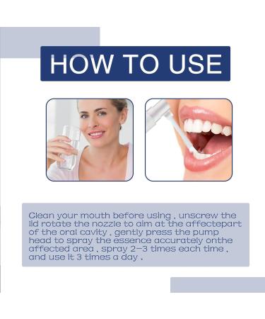 Spray portable contre les maux de dents spray pour soulager les maux de dents spray de soins bucco-dentaires base d'herbes r paration des gencives r tract es spray oral pour maintenir la sant  - Buy Online on GoSupps.com