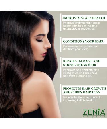 Zenia 100% Pure Natural Henna Powder 454g (1 lb) | Orange-Red Hair Color | Triple Sifted from Rajasthan - Buy Online on GoSupps.com