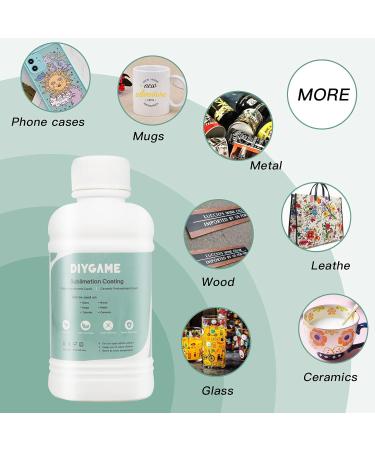 SLANZVAL 250ml Sublimation Coating - High Gloss Finish, Waterproof & Adhesive Spray for Ceramics, Mugs, Phone Cases, Metal, Wood, Glass, Leather, Tumbler & Hard Surfaces - Buy Online on GoSupps.com