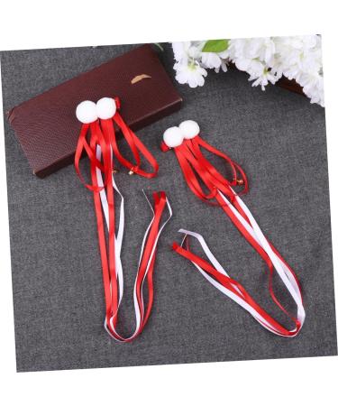 TOYANDONA 2 Pairs Womens Barrettes for Hair Kimono Hair Clip Womens Hair Clips Hanfu Headwear Goody Hair Clips for Women Headwear for Women Blush Decor Tassel Trim Cosplay Girl Tool Red - Buy Online on GoSupps.com
