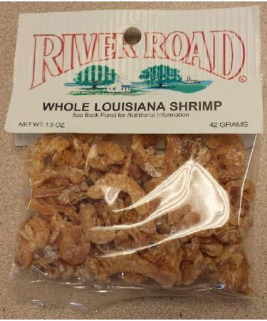 River Road Dried Whole Louisiana Shrimp, 1.5 Ounce Packet