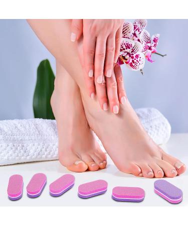 Lusofie 40Pcs Mini Nail Buffer Blocks Grit Sponge for Natural Nails - Pink - Buy Online on GoSupps.com