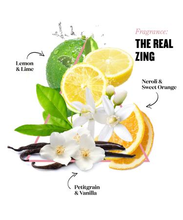 Soap & Glory The Real Zing Body Wash - Radiance Boosting & Hydrating Citrus Cleanser with AHAs (500ml) - Enhance Your Glow - Buy Online on GoSupps.com