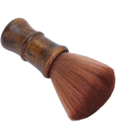 Qukaim Neck Face Duster Professional Neck Duster Brush Haircut Neck Hair Removal Brush with Wooden Handle Salon Face Cleaning Duster Barber Neck Face Brush - Buy Online on GoSupps.com