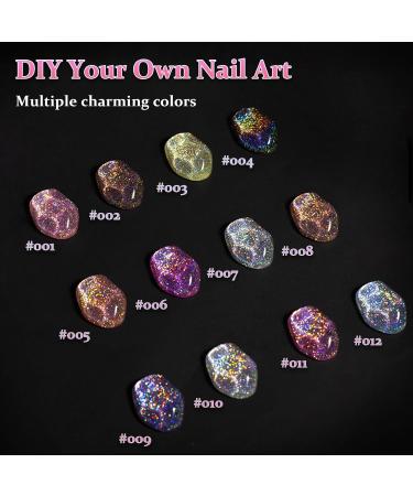Pink Glitter Nail Polish Pink Nail Varnish - Quick Dry Nail Polish No UV Needed Glitter Nail Varnish Long Lasting Glitter Gel Nail Polish - Nail Art Nail Paint DIY Manicure Home Use 13ml Hot Pink - Buy Online on GoSupps.com