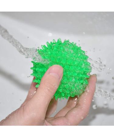 6 Pack Squeaking Rubber Balls for Small Dogs - Bright TPR Puppy Toys with Spikes | Fun Dog Kit - Buy Online on GoSupps.com