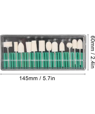 Nail Drill Bit Wool Nail Polishing Head Convenient and Practical Light Weight and in Small Size Easy To Store and Carry for Home for Salon - Buy Online on GoSupps.com