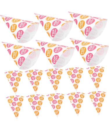 JECOMPRIS Halloween Cone Bags 100 Pcs Popcorn Bag Pastry Bag Cookie Gift Bags Packing Bag Conical Child Paper Treat Bags - Buy Online on GoSupps.com