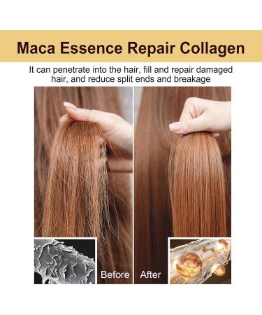  Dyceittdia Set of 2 collagen hair care products: 50ml hair oil and 100g hair mask collagen repair improves frizz and dryness split ends etc. - Buy Online on GoSupps.com
