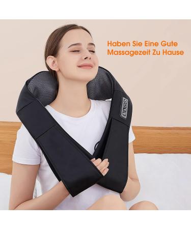 Buy Laoben Neck Massager - 3 Adjustable Speeds for Pain Relief | Ideal for Car Office & Home Use - Bright Black - Buy Online on GoSupps.com