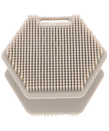 minkissy Silicone Face Scrubber Double Sided Face Cleansing Brush Manual Skin Care Face Exfoliator for Women Men Grey