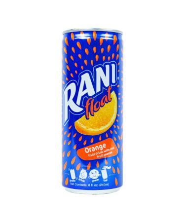 Rani Float Fruit Juice, Orange, Imported from Dubai, Made with Real Fruit Pieces, Low Sugar 8 oz, Pack of 24