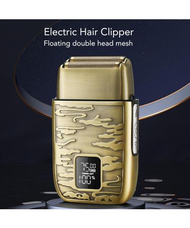 Buy Electric Hair Clipper | Portable Stainless Steel Beard Trimmer for Men | Efficient Dual Cordless Grooming Tool for Home & Travel - Buy Online on GoSupps.com