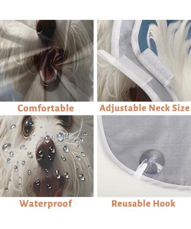 Beard Bib Apron - Cute Dog Beard Hair Catcher for Men | Perfect Father's Day & Anniversary Gifts with 2 Suction Cups - Buy Online on GoSupps.com