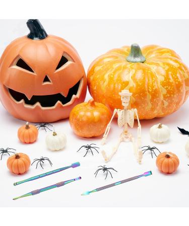 Rainbow Wax Carving Tools Set - 3 Pieces Double-Ended Stainless Steel DAB Tool in Transparent Box for Jewelry Detailing and Modeling - Buy Online on GoSupps.com