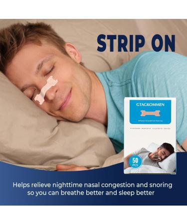 50 Piece Nose Paving Snoring Solution | Better Breathing Snor Popper | Anti-Snoring Nasal Spreaders for Sleep & Sports - Buy Online on GoSupps.com