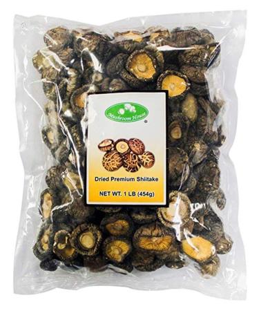 Mushroom House Dried Shiitake Premium Mushrooms, 16 Oz