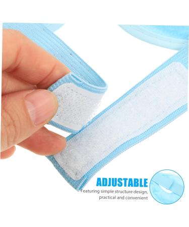 PLAFOPE Cool Gel Eye Mask Reusable Ice Compress For Eye Care Reduces Fatigue Swelling For Students Office Workers Comfortable Fit With Elastic Band 285x9x17cm Sky Blue - Buy Online on GoSupps.com