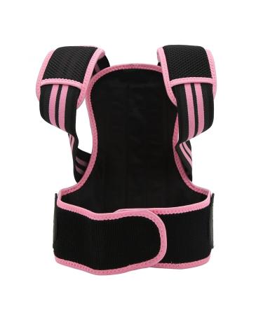 Mokernali Posture Corrector Back Straightener Belt | Elastic Comfortable Support Brace for Men & Women - Pink - Buy Online on GoSupps.com
