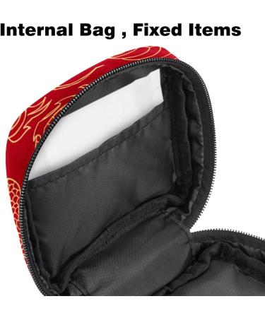 Buy China Myth Golden Dragon Red Sanitary Napkin Bags | Durable Menstrual Cup Holders for Women & Teenage Girls - International Shipping Available - Buy Online on GoSupps.com