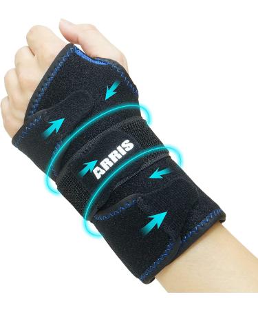 Wrist compress heat and cold therapy with reusable gel packs for pain relief for sports injuries carpal tunnel swelling bruises and sprains wrist bag