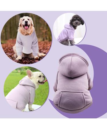 Amaone Waterproof Dog Coat - Winter Warm Jacket & Hoodie for Small to Medium Dogs - Fleece Pet Clothing with Bag - Ideal for Autumn & Winter - Buy Online on GoSupps.com