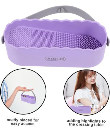 FRCOLOR Box makeup brush make up makeup tools cleaner Storage rack cosmetics brush cleaning tool drying rack Miss lipstick brush clean Storage Box cosmetic drying box Cleaner - Buy Online on GoSupps.com