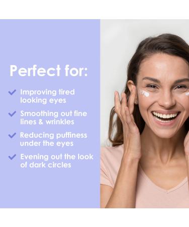Best Hydrating Eye Cream for Dark Circles & Puffiness | Under Eye Cream Reducing Fine Lines & Wrinkles | 1fl.oz (30ml - Buy Online on GoSupps.com