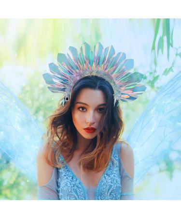 Light Up Headband Luminous Hairband Glowing LED Crown Headband Nightclub Headwear Flashing Headpiece Rave Hair Accessories for Women and Girls - Buy Online on GoSupps.com