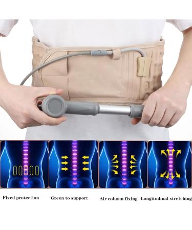 Decompression Back Belt - Inflatable Back Brace for Lower Back Pain Relief | Spinal Air Traction Device for Herniated Disc (29-49 Inch Waists - Buy Online on GoSupps.com