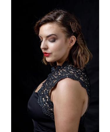 Metal-Free Bobby Pins Set in Black, Brown, and Clear - Pack of 3 - Buy Online on GoSupps.com