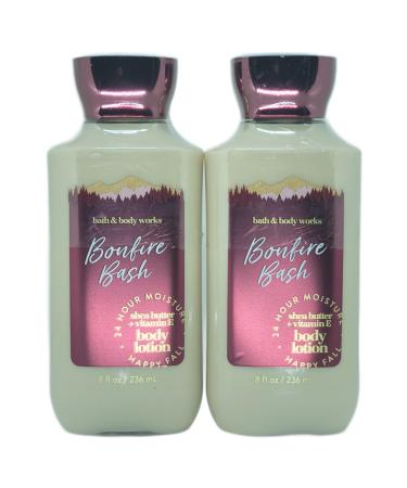 Bath and Body Works Gift Set of of 2 - 8 Fl Oz Lotion - (Bonfire Bash)