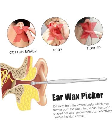 Hemoton 12pcs Stainless Steel Ear Spoon Kit - Ear Cleaning Tool Set for Ear Wax Removal - Buy Online on GoSupps.com