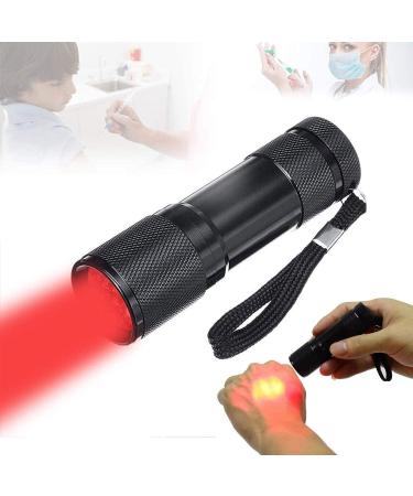 SSDDDLZEQ Venenfinder-Viewer portable vein flashlight with 9 infrared LED lights easy to find subcutaneous veins for nurses medical students