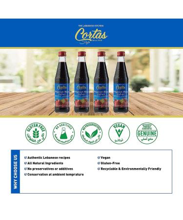 Cortas Pomegranate Concentrated Molasses (Large) - 17 oz (500 ml) - Buy Online on GoSupps.com