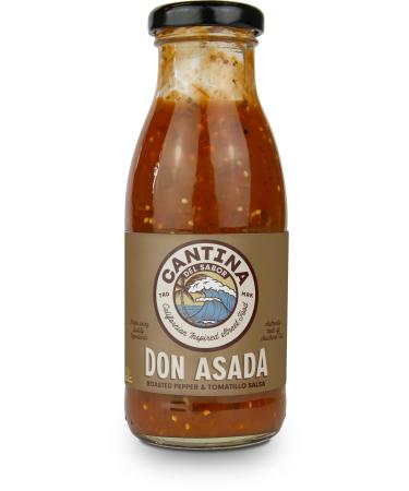 Cantina Del Sabor - Don Asada Roasted Pepper & Tomatillo Salsa Californian Inspired Street Food 240 g (Pack of 1)