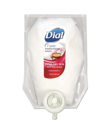 Dial Extra Dry 7-Day Moisturizing Lotion with Shea Butter  15 oz. Refill