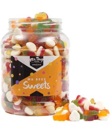 Mr Beez Sweets | Jelly Mix | Choice of Classic Retro Sweets Available | 24x14cm | 1700 Grams - Buy Online on GoSupps.com