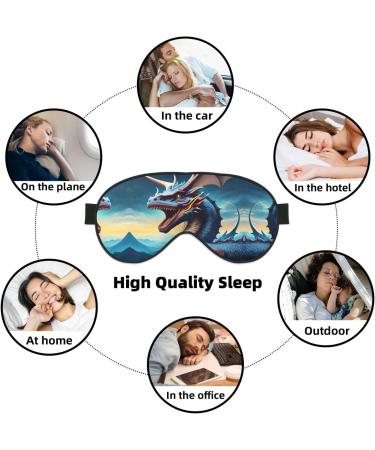Roaring Dragon Eye Mask - Soft Adjustable Sleep Mask for Men & Women | International Shipping - Buy Online on GoSupps.com