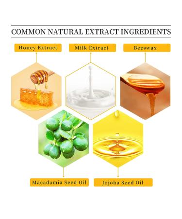 LSxia Honey Milk Lip Care Kit - 4 Piece Set for Moisturizing & Nourishing Dry Lips | Overnight Lip Exfoliator, Repair, and Hydration | Holiday Gift Set - Buy Online on GoSupps.com