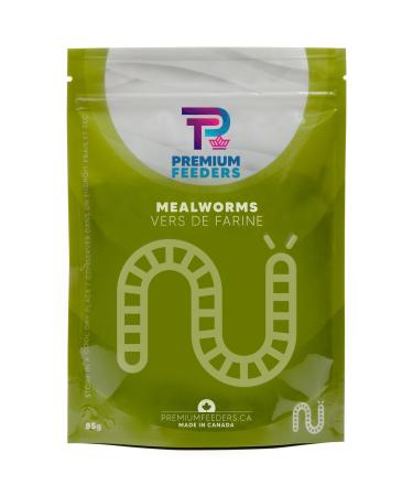 MEALWORMS by Premium Feeders Dried Nutrient-Rich High-Protein Treats Feed Approx 3000 mealworms 85g (3oz)