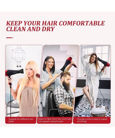 Professional Ionic Hair Dryer 2100W - Lightweight Ceramic Tourmaline Blow Dryer for Quick Drying Normal & Curly Hair - Includes 2 Concentrators - Ideal for Travel - Buy Online on GoSupps.com