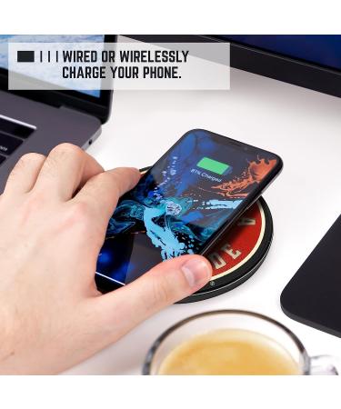 University of Alabama Qi Wireless Charger with Illuminated Crimson Tide Logo & Built-in Power Bank for Wired and Wireless Charging. Officially Licensed Collegiate 100% Portable Wireless Phone Charger Alabama Crimson Tide - Buy Online on GoSupps.com